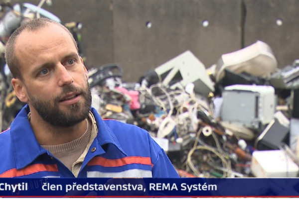 Obrázek novinky Třídění má smysl! Naše téma elektroodpadu se objevilo v hlavních Událostech na České televizi