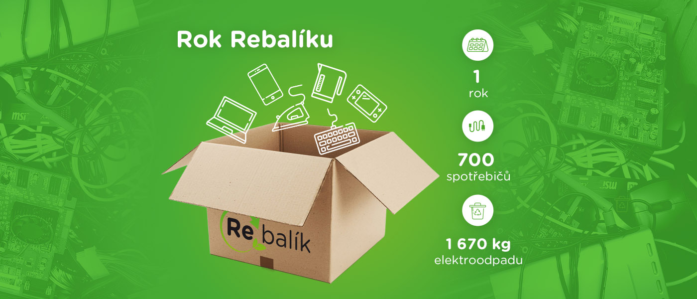 Obrázek novinky Rok Rebalíku: Češi recyklují elektroniku stejně snadno, jako vrací balíček z e-shopu